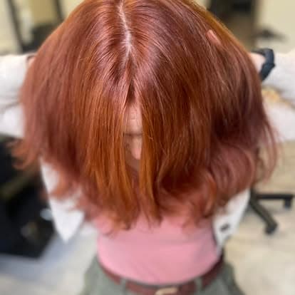 Miedź — fryzura z salonu Hair Shape